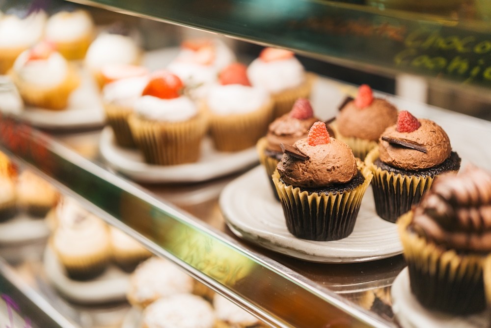 Nomada Bakery infuses flavors of different cultures into its menu items, such as these cupcakes.